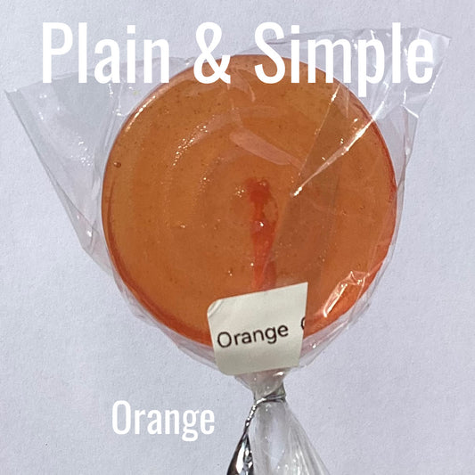 Plain & Simple- Orange (Dye free)