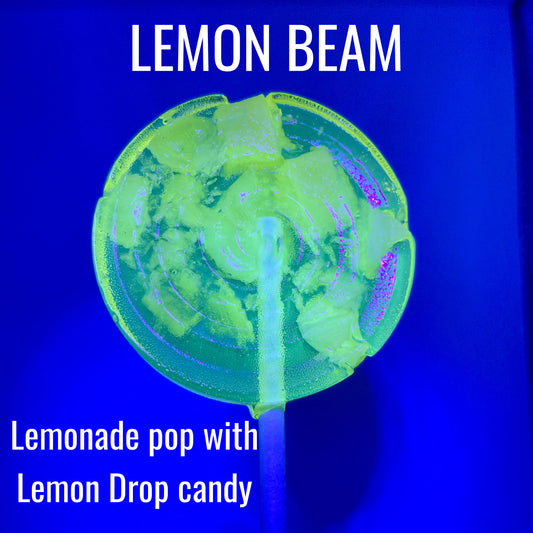 Lemon Beam Lollipop (Dye Free)