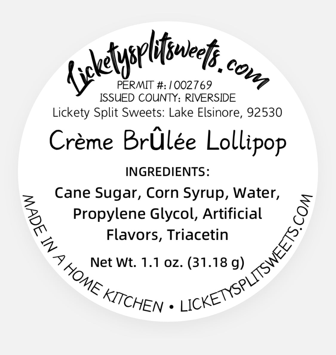 Crème Brûlée (Dye free)