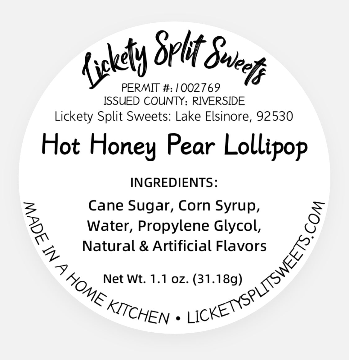 Hot Honey Pear
