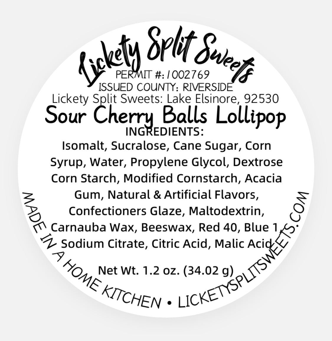 Sour Cherry Balls