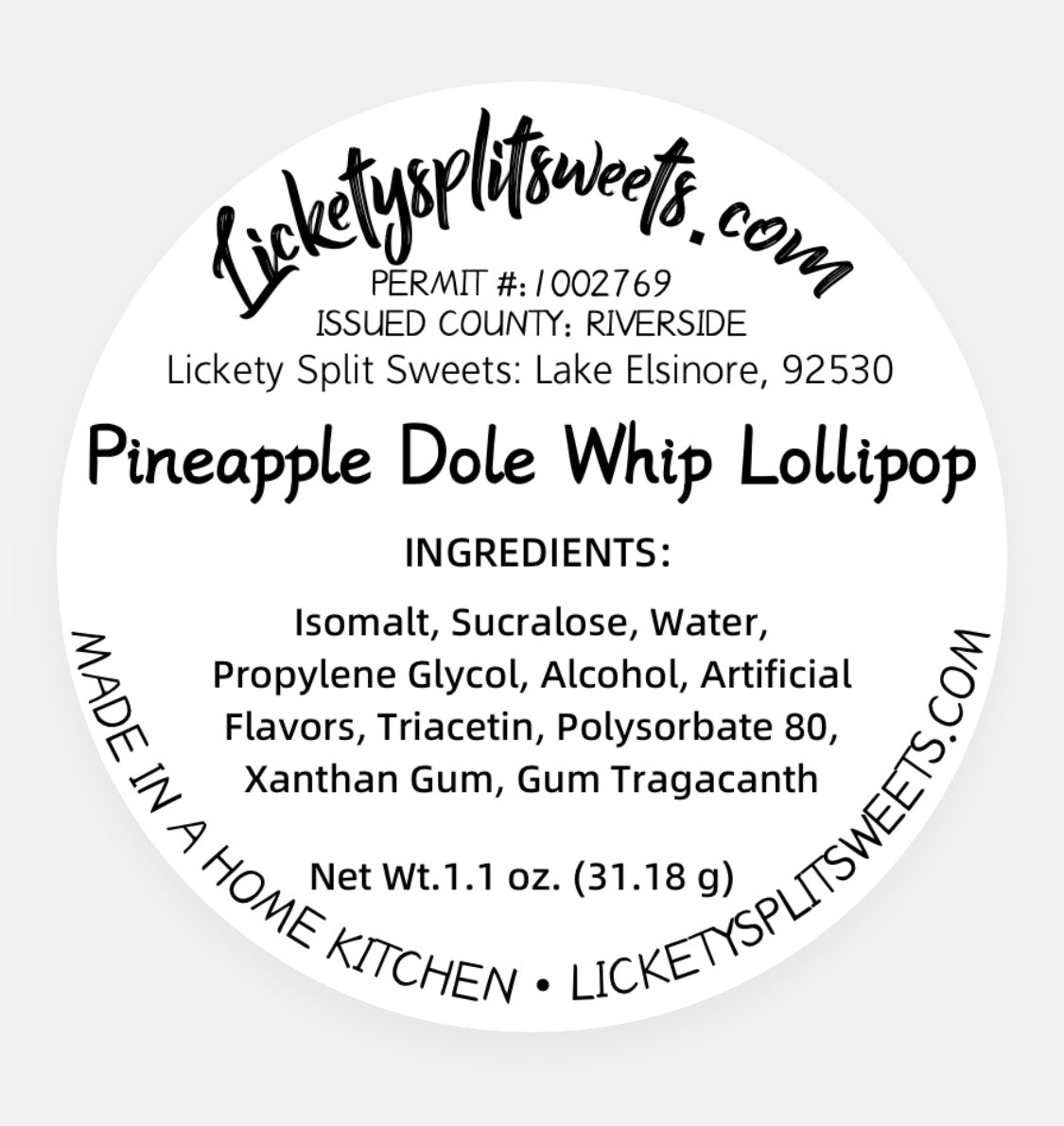 Pineapple Dole Whip (Dye Free)