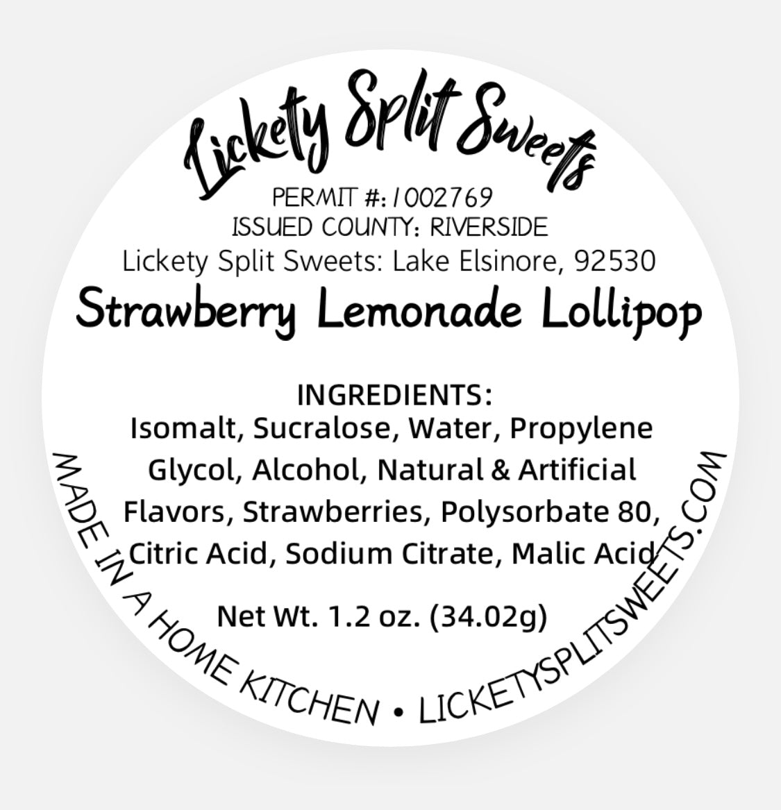 Strawberry Lemonade (Dye Free)