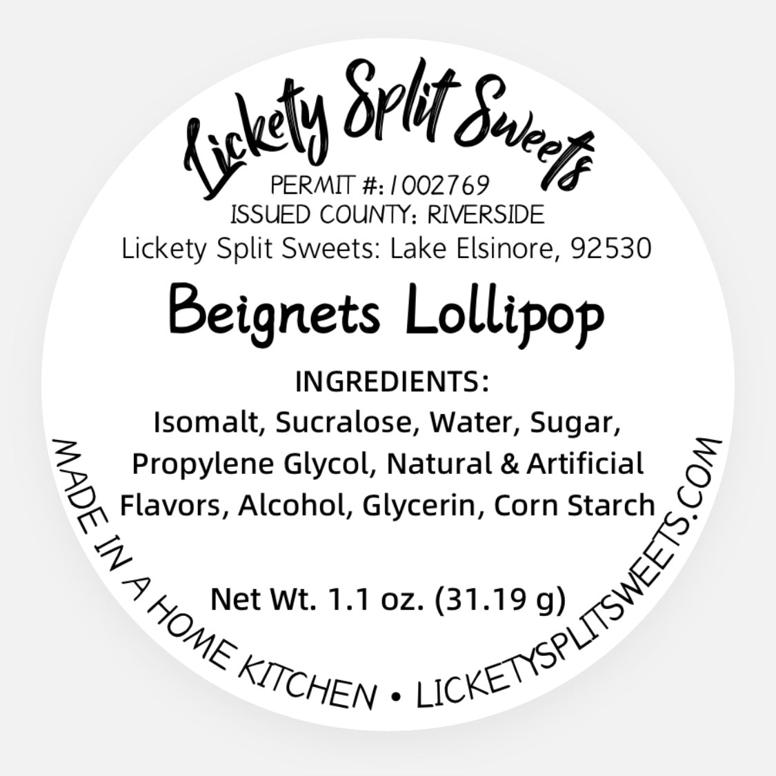 Beignets (Dye Free)