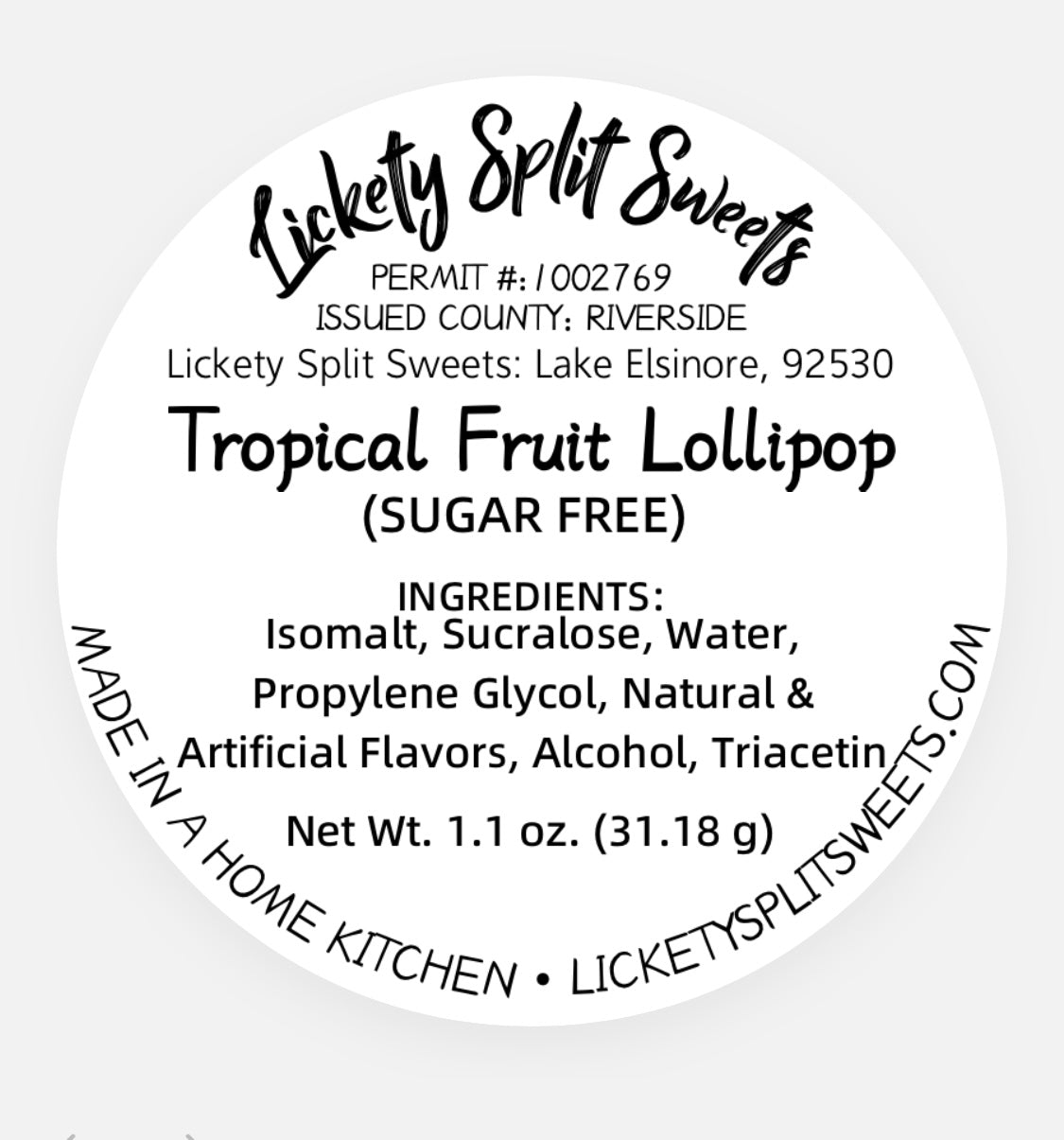 Tropical Fruit (Dye free)